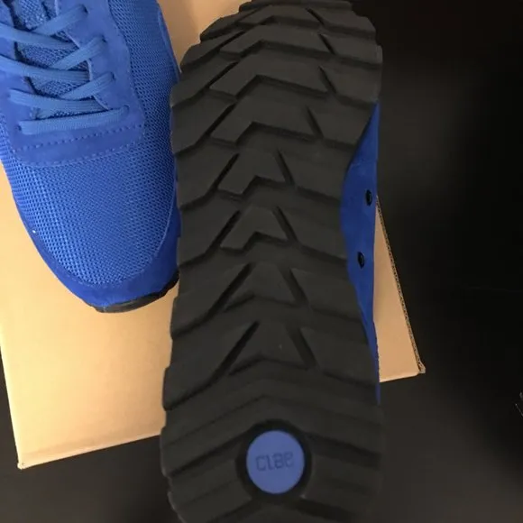 CLAE Hoffman Royal Blue Suede Mesh SNEAKERS
