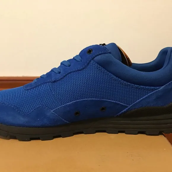 CLAE Hoffman Royal Blue Suede Mesh SNEAKERS