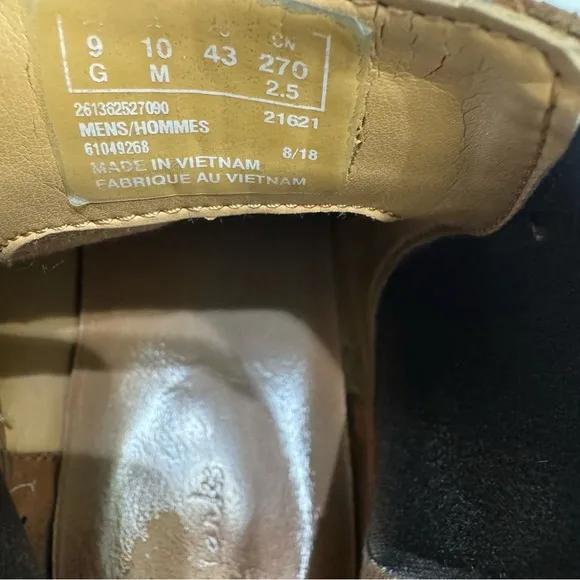 Clarks Clarkdale Gobi Slip On Chelsea Boots Mens 10 Brown Tan Suede 26136252