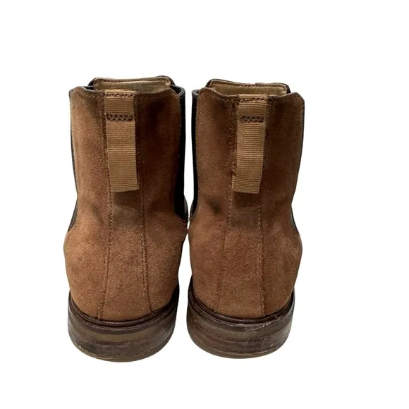 Clarks Clarkdale Gobi Slip On Chelsea Boots Mens 10 Brown Tan Suede 26136252