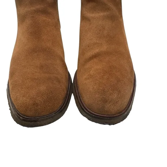 Clarks Clarkdale Gobi Slip On Chelsea Boots Mens 10 Brown Tan Suede 26136252