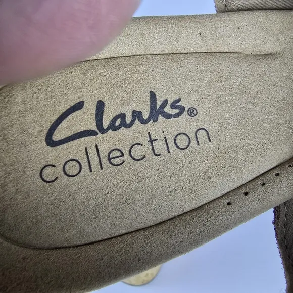 Clarks Women's Giselle Cove Wedge Platform Cork Heel Sandal Slingback Size 9