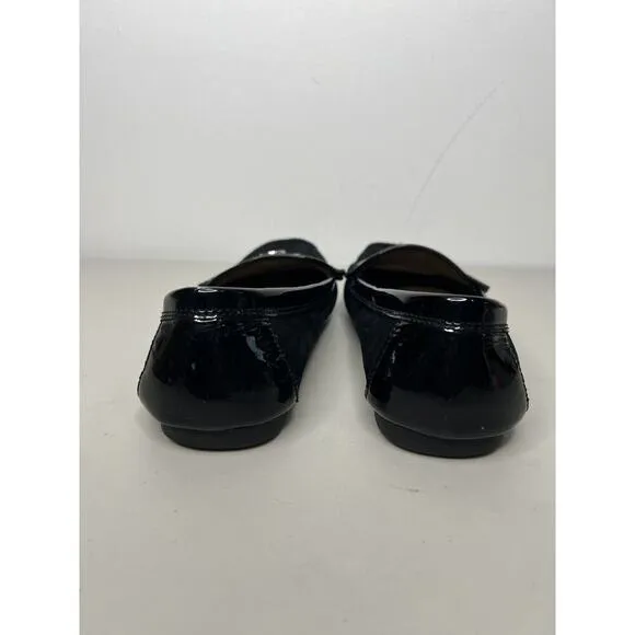 Coach Black Fonda Suede Leather Loafers Women’s Size 10