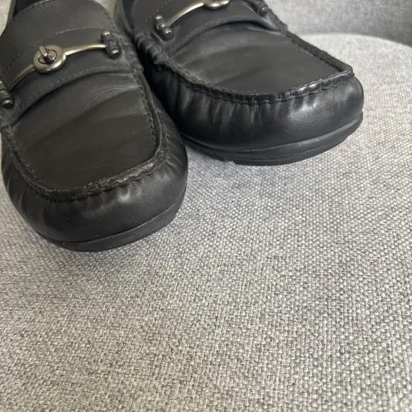 COACH Mott Driver Leather Loafer Moccasin Slip-on Black Men’s Size 8.5D
