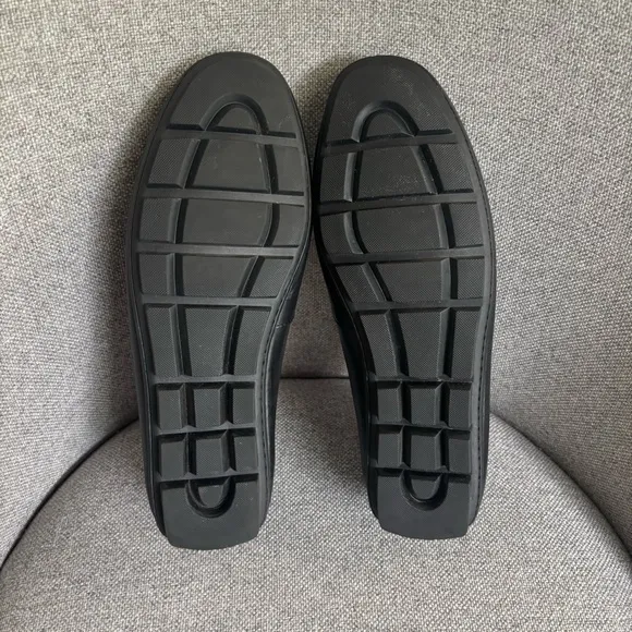 COACH Mott Driver Leather Loafer Moccasin Slip-on Black Men’s Size 8.5D