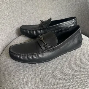 COACH Mott Driver Leather Loafer Moccasin Slip-on Black Men’s Size 8.5D