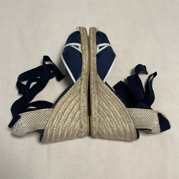Coach Navy Blue Espadrilles (size 10)