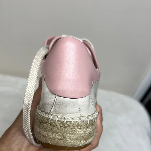 Coach Pink and White Leather Sneakers Never Wore (see photos)