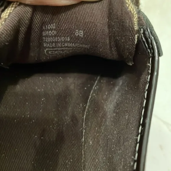 Coach Signature Women’s LaceUp Sneakers Brown Tan Size 8.