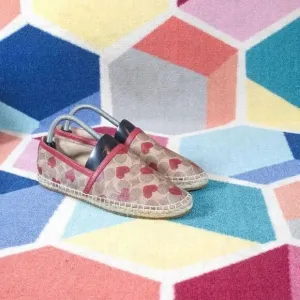 Coach Women's Collins Logo Slip-On Espadrille Flats Size 9.5