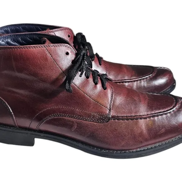 Cole Haan Air Harrison Burgundy Boots Mens Size US 11 M Deadstock