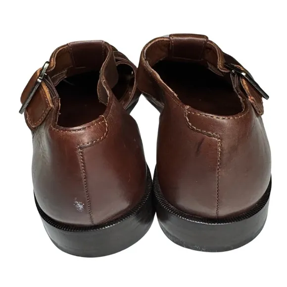 Cole Haan Brown Leather Fisherman Sandals 8.5 brown summer vacation resort
