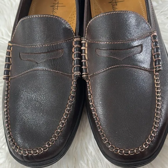 Cole Haan Brown Leather Penny Loafers Size 10