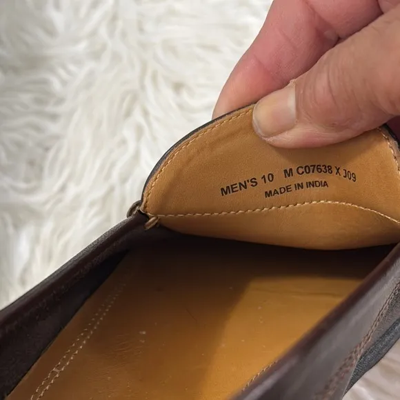 Cole Haan Brown Leather Penny Loafers Size 10