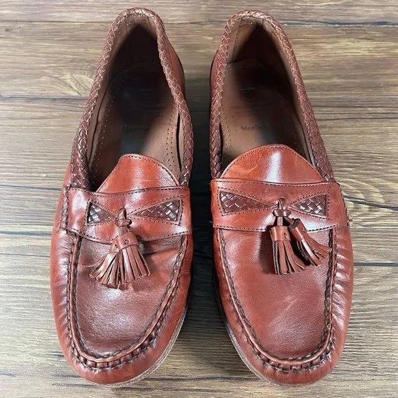 Cole Haan Brown Leather Tassel Loafers Dress Shoes Men’s Size 11E