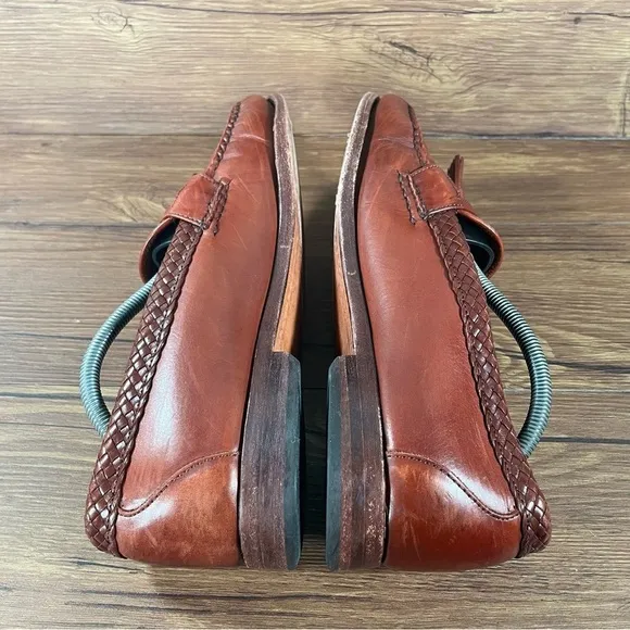 Cole Haan Brown Leather Tassel Loafers Dress Shoes Men’s Size 11E