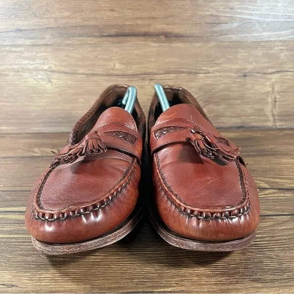 Cole Haan Brown Leather Tassel Loafers Dress Shoes Men’s Size 11E