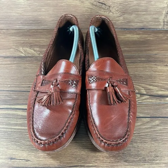 Cole Haan Brown Leather Tassel Loafers Dress Shoes Men’s Size 11E