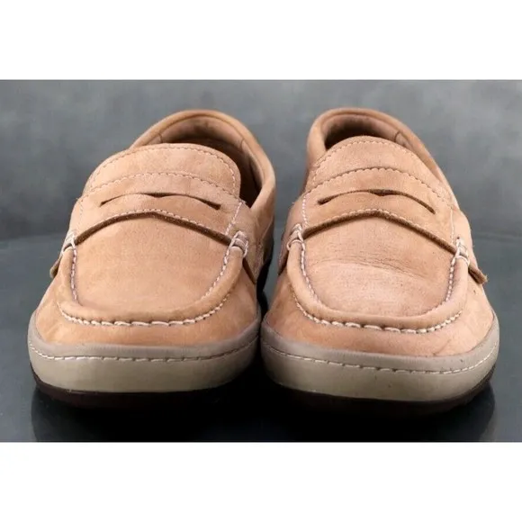 Cole Haan Claude $110 Men's Penny Loafers Casual Shoes 8 British Tan C30991 EUC