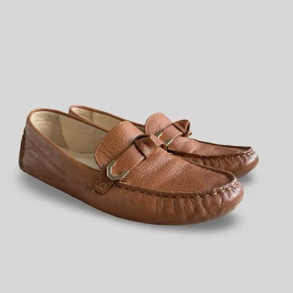 Cole Haan Evelyn Bowl Leather Loafers