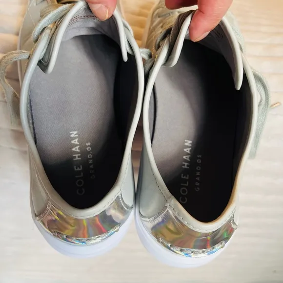 Cole Haan Grand OS Leather Sneakers, Size 7
