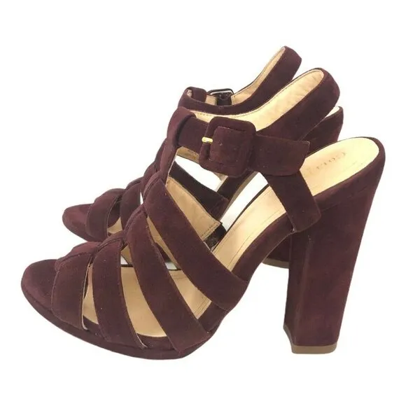 Cole Haan Jen &amp; Oli Chelsea Strap Suede Sandals