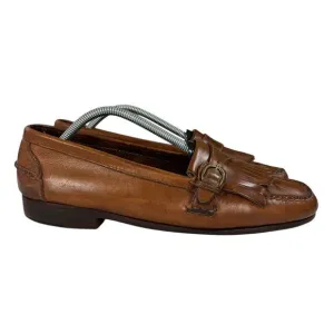 Cole Haan Kiltie Brown Leather Loafers with Buckle Mens Shoes Size‎ 11B