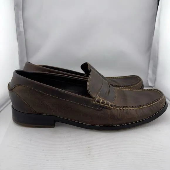 COLE HAAN LEATHER PENNY LOAFERS 11 M MEN'S BROWN C05993 COMFORTABLE Casual Shoe