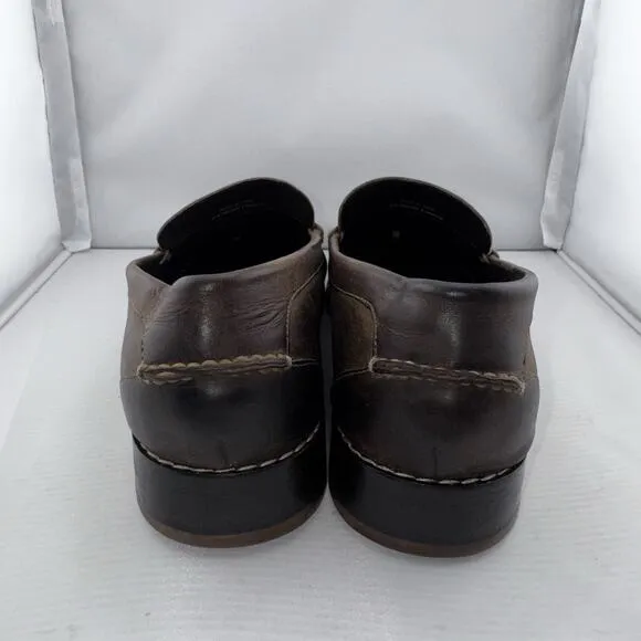 COLE HAAN LEATHER PENNY LOAFERS 11 M MEN'S BROWN C05993 COMFORTABLE Casual Shoe