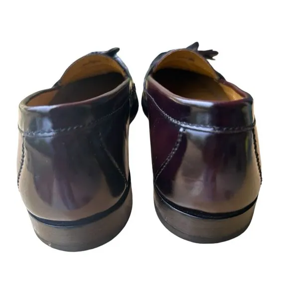 COLE HAAN Loafers Shoes‎ Tassels Dark Burgundy Brown Men’s Size 11.5 B Business