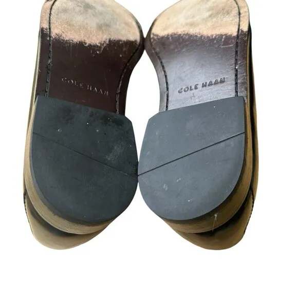 COLE HAAN Loafers Shoes‎ Tassels Dark Burgundy Brown Men’s Size 11.5 B Business
