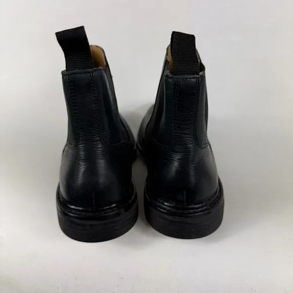 Cole Haan Marshall Chelsea Boots Men's 8 Black Leather Pull-On Ankle Round Toe