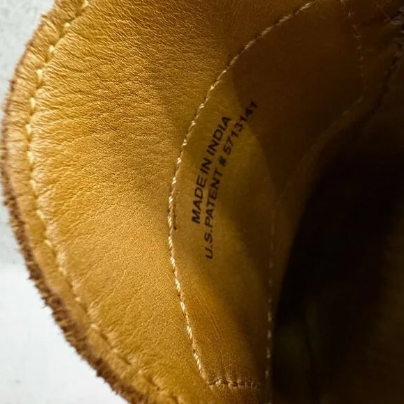 Cole Haan Mens Brown Leather Slip On Maine Tassel Loafers Size 9.5W