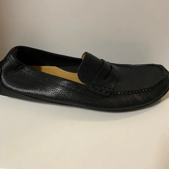 Cole Haan Men’s Loafers Black Leather Slip On Shoe Business Casual Size 10.5