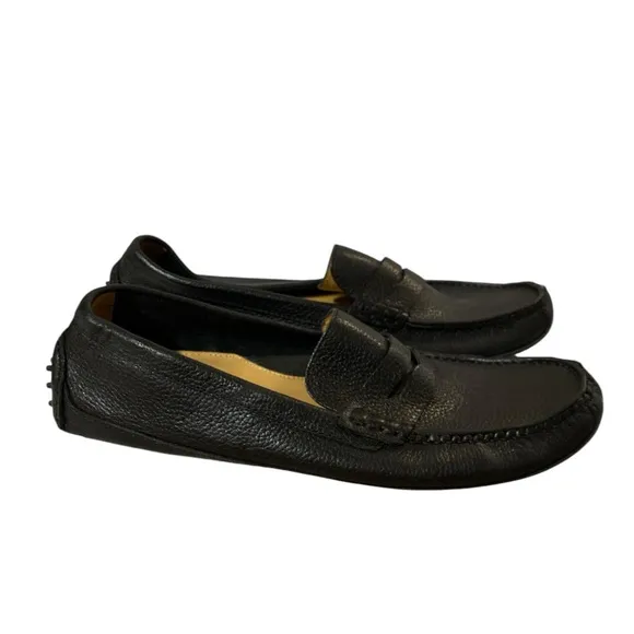 Cole Haan Men’s Loafers Black Leather Slip On Shoe Business Casual Size 10.5