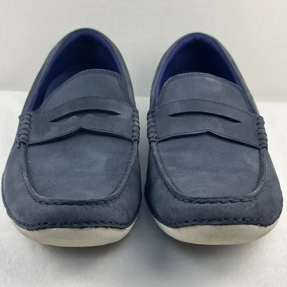 Cole Haan Men's Motogrand Blue Loafers Leather Driving Moc C24717 Size‎ 10.5M