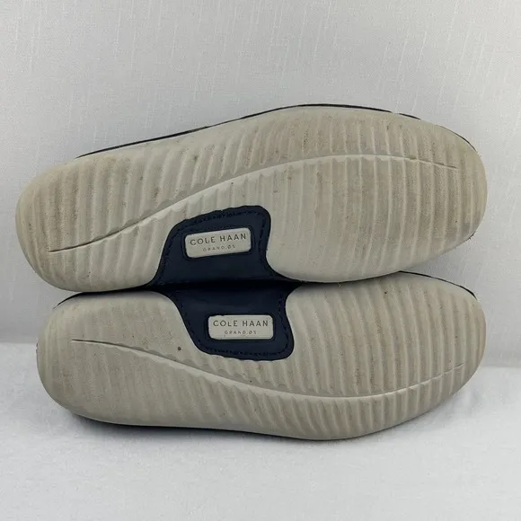 Cole Haan Men's Motogrand Blue Loafers Leather Driving Moc C24717 Size‎ 10.5M