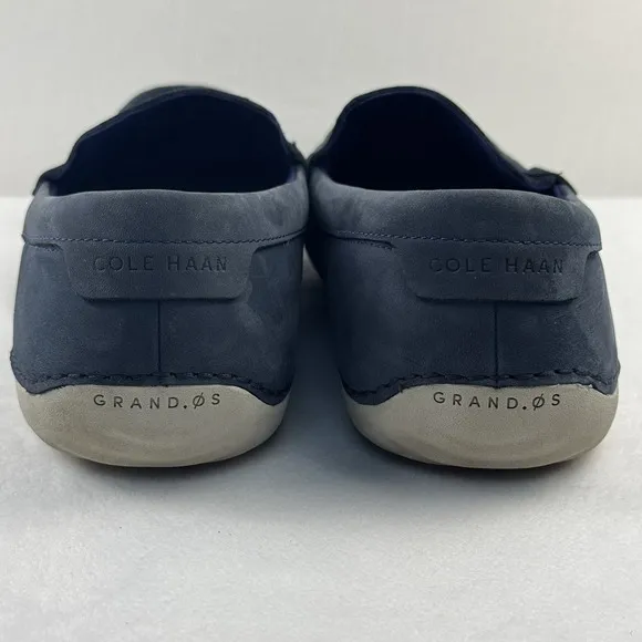 Cole Haan Men's Motogrand Blue Loafers Leather Driving Moc C24717 Size‎ 10.5M