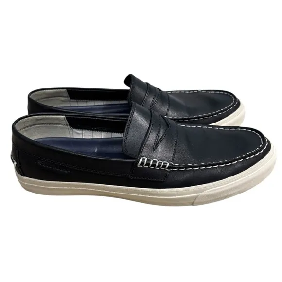 Cole Haan Men's Pinch Weekender Penny Loafer Sneakers Size 13 Black Leather Shoe