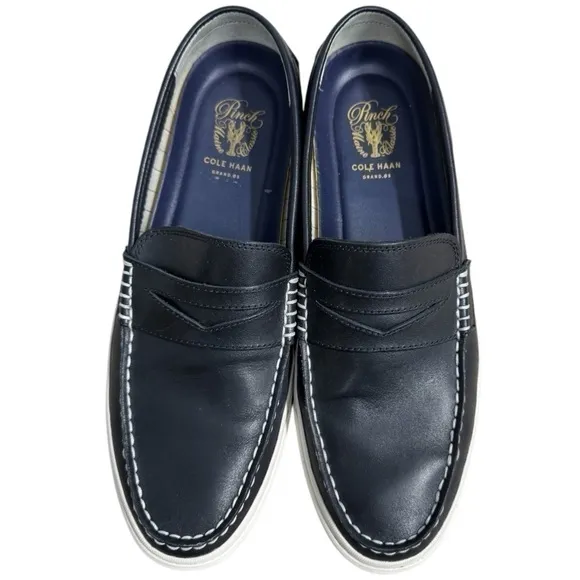 Cole Haan Men's Pinch Weekender Penny Loafer Sneakers Size 13 Black Leather Shoe