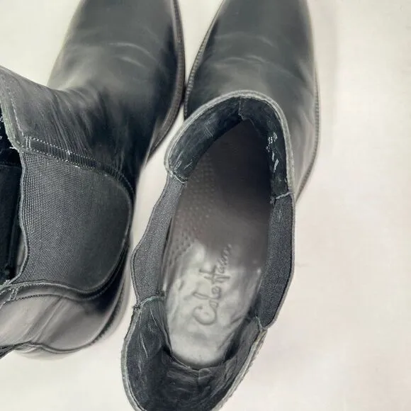 Cole Haan Men's Size 12 Black Leather Chelsea Boots