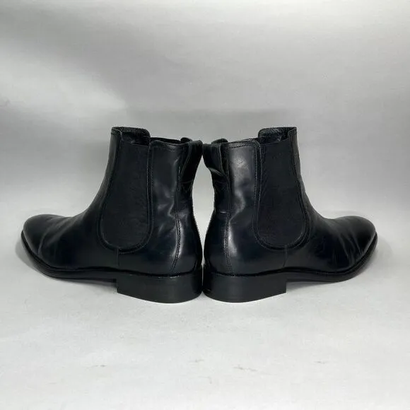 Cole Haan Men's Size 12 Black Leather Chelsea Boots