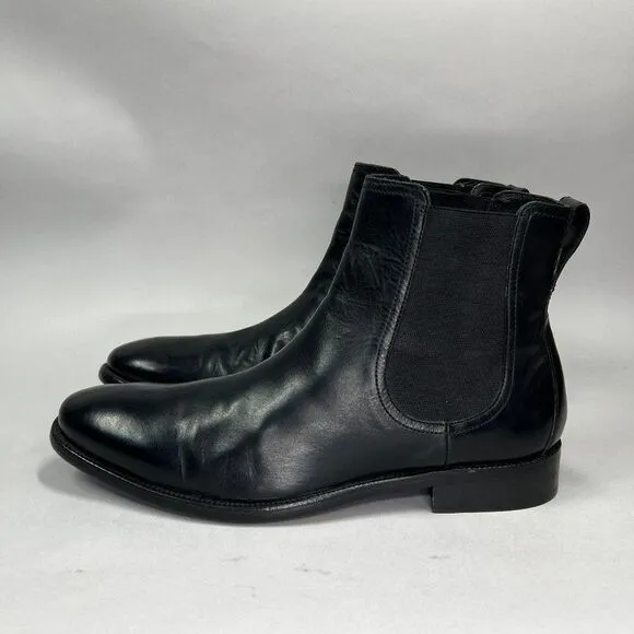 Cole Haan Men's Size 12 Black Leather Chelsea Boots