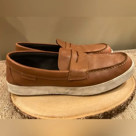 Cole Haan Nantucket 2.0 Grand 360 British Tan Casual Penny Loafers Mens 13M