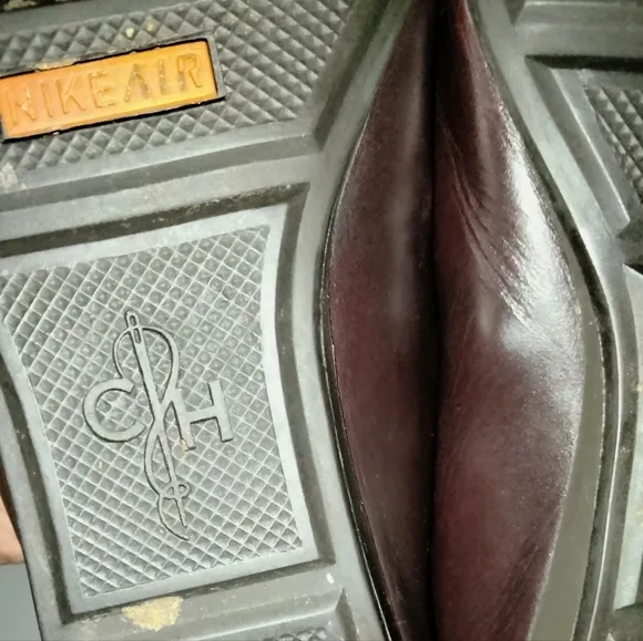 Cole Haan NikeAir Collab (Size 8B) Burgundy Brown Leather Slip-on Flat Loafers