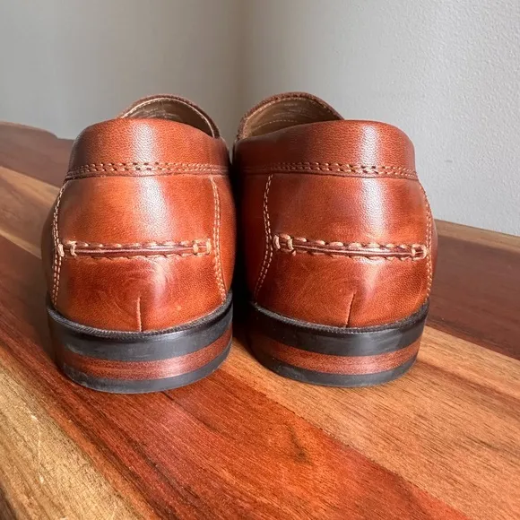 Cole Haan Pinch Loafers Men’s Size 11 Brown Leather Moccasin Dress Shoes EUC