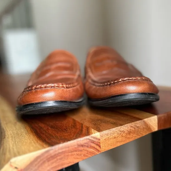 Cole Haan Pinch Loafers Men’s Size 11 Brown Leather Moccasin Dress Shoes EUC
