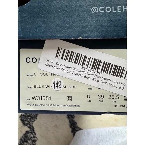 Cole Haan Southcrest Mule Espadrille