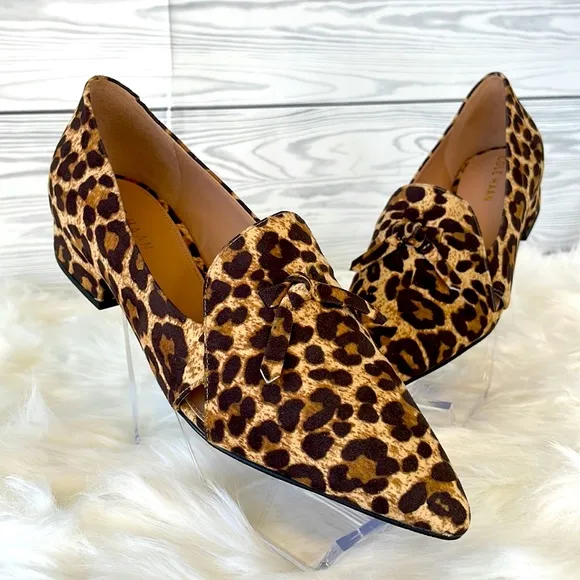 Cole Haan “Viola” Leopard Print Loafers