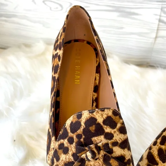 Cole Haan “Viola” Leopard Print Loafers